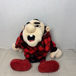 The Smurfs Talking GARGAMEL Plush, Stuffed Animal. Works- Smurfs 2011 Movie.